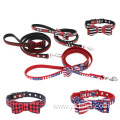bow pet traction cord solid microfiber dog leash